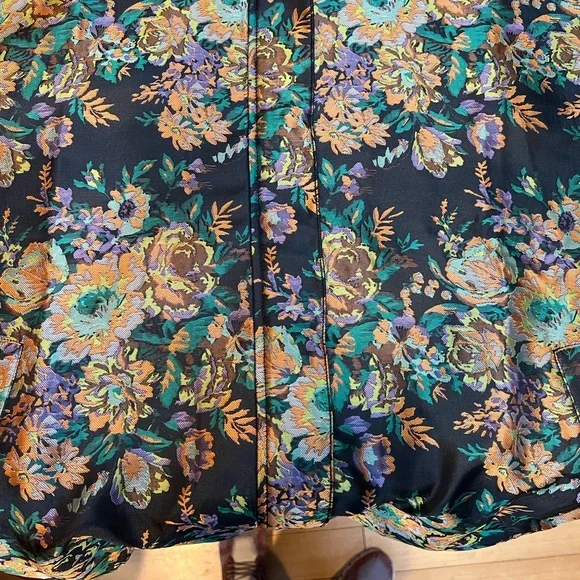 Anthropologie Black Floral Jacket - Picture 7 of 11